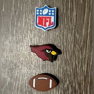 NFL Arizona Cardinals Football Croc Charm Jibbitz